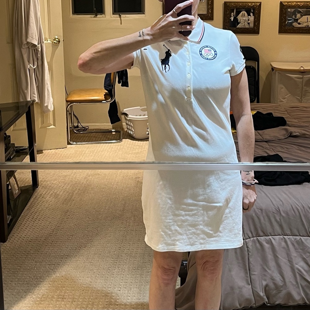 Ralph Lauren 2012 London Team USA Collared Polo Dress.